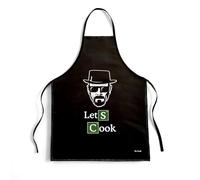 Dr. Troll Tablier de cuisine noir Let's Cook - Design emblématique de chef avec chapeau et lunettes