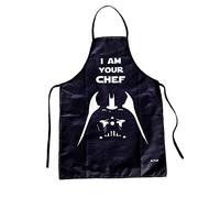 Dr. Troll Tablier Fan Art et Phrase I Am Your Chef Blanc et Noir