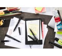Dr!Ver F - Stylo Feutre Pointe Fine - Lot X 5 Feutres Fins - Pointe 0,4 Mm - Rouge