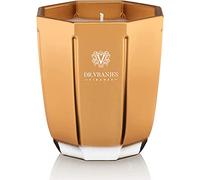 Dr. Vranjes - Bougie parfumée décorative Oro - Oud Nobile - 200 g - Vase en verre coloré raffiné - Fabriqué à la main - Forme octogonale - Couleur or - Fabriqué en Italie
