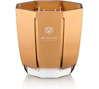 Dr. Vranjes - Bougie parfumée décorative Oro - Oud Nobile 500 g, récipient en verre coloré raffiné fabriqué à la main, forme octogonale, couleur or, fabriquée en Italie