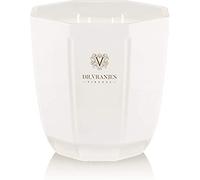 Dr. Vranjes - Bougie parfumée décorative Perla, gingembre citron vert, 500 g, récipient en verre coloré raffiné fabriqué à la main, forme octogonale, couleur perle, fabriquée en Italie