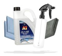 Dr. Wack A1 All in One Kit de nettoyage d'intérieur et de vitres de voiture 2 l + vaporisateur avec déclencheur Canyon + chiffons | pour toutes les surfaces : verre, écran, plastique, rembourrage