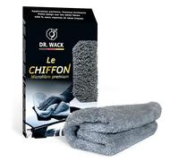 Dr. Wack - Chiffon Microfibre Premium pour Voiture - Idéal pour Polissage sans Traces et sans Peluches - Anti-Rayures - Poils Longs Doux, Moelleux et Absorbants - Fabriqué en Allemagne