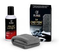 Dr. Wack - Kit Polish et Lustreur pour Voiture + Chiffon Microfibres - Fabriqué en Allemagne