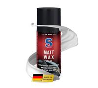Dr. Wack S100 Matt-Wax Spray 250 ML - Cire en Spray pour Moto avec Effet déperlant - Protection Longue durée de la Peinture - Vitrification pour peintures et Films Mats - Entretien Premium
