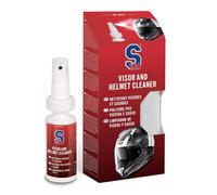 DR. WACK - S100 Nettoyant pour visières et Casques 100 ML & Chiffon Microfibre - Nettoyant pour Casque de Moto - Nettoyage sans Rayures - Convient pour Toutes Les visières - Entretien Premium
