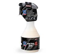 Dr. Wack - S100 Soin du Cuir pour Vêtements de Moto - A la Cire d'Abeille - Action Longue Durée - Protection contre l'Humidité - Préserve la Respirabilité - Fabriqué en Allemagne - Spray 500 ml