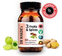 DR WAKDES 3 Capsules de fruits et d'épices | 60 Capsules végétales | Supplément ayurvédique | Végétalien | 100% d'herbes | Rabais de quantité | Expédition le jour même