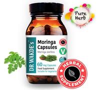 DR WAKDE'S Moringa Capsules (Moringa oleifera) | 60 Vegi Caps | Supplément ayurvédique | Vegan | 100% Herbes | Rabais de quantité | Expédition le jour même