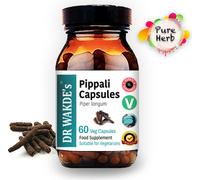 DR WAKDE'S Pippali Capsules (Poivre long) | 60 Vegi Caps | Supplément ayurvédique | Vegan | 100% Herbes | Rabais de quantité | Expédition le jour même