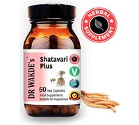 DR WAKDE'S Shatavari Plus Capsules | 60 Vegi Caps | Supplément ayurvédique | Végétalien | 100% Herbes | Rabais de quantité | Expédition le jour même