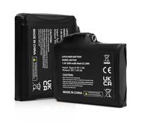 Dr.warm Lot de 2 batteries rechargeables au lithium polymère avec port de charge de type C pour gants chauffants et chaussettes chauffantes 7,4 V 3000 mAh