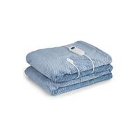 Klarstein Dr. Watson Deluxe XXL Couverture chauffante 160 W 9 niveaux de température 200 x 180 cm - Bleu