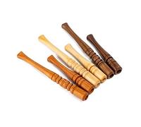 Dr. Watson - Fume-cigarettes en bois, Ensemble de 6, convient aux cigarettes de taille regular, Fait à la main en bois naturel