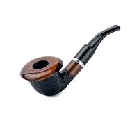 Dr. Watson - Pipe à Tabac, Calabash série 66, Faite à la main en bois de poirier, Compatible avec filtre 9 mm (Brun)