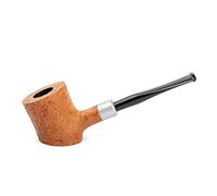 Dr. Watson - Pipe à tabac, forme Poker classique, Faite à la main en bruyère (Doré)