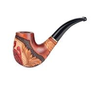 Dr. Watson - Pipe en bois pour tabac, Série de collection, Fabriquée en bois de poirier, Compatible avec filtre 9mm (Dragon)