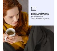 Dr. Watson XL Couverture électrique 120 W 3 niveaux de température Panneau de commande 180 x 130 cm