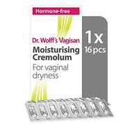Dr. Wolff's Vagisan Cremolum hydratant | Pessaires vaginaux sans hormones pour la sécheresse vaginale | Pessaires intimes pour la santé vaginale quotidienne | 1 x 16 pièces