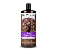DR. WOODS - Raw Liquid Black Soap Original - 32 fl. oz. (946 ml)