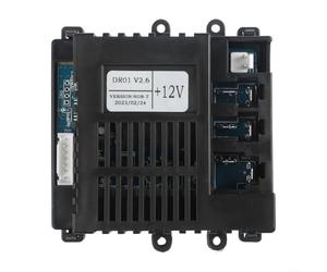 DR01 V2.6 Kit de télécommande récepteur 12 V pour enfants Voiture électrique 2,4 G Télécommande RC avec fonction de démarrage doux Pièce de rechange pour véhicules jouets Ride On DR01 V2.6 modèle