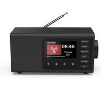 Hama DR1001BT - Radio numérique DAB/DAB+/FM avec Bluetooth - Noir Noir G