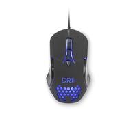 DR1TECH Guardian Souris Gamer Avec Fil En Fibre Résistante | 7 Boutons Jusqu'à 3200 DPI | Design Léger Et Résistant | Souris Filaire Ergonomique Pour PC/PS4/XBOX