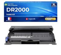 DR2000 DR-2000 DR2005 DR350 Tambour compatible pour Brother HL 2030 2040 2070N DCP 7010 7020 MFC 7420 7820 Noir 12000 pages