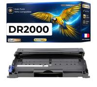 DR2000 DR-2000 DR2005 DR350 Tambour compatible pour Brother HL 2030 2040 2070N DCP 7010 7020 MFC 7420 7820 Noir 12000 pages