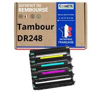 COMETE, Marque française - DR248 - 4 Tambours Compatibles pour Brother DR 248 - pour Brother DCP-L3520CDW DCP-L3520CDWE HL-L8230CDW MFC-L3740CDW HL-L3220CW