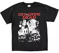 dr65QQCe City of The Living Dead Horror Movie T Shirt 1980 Vintage Halloween Goth Punk