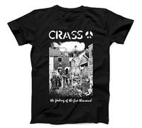 dr65QQCe Crass The Feeding of The 5000 Music Limited Edition Gift Black T Shirt