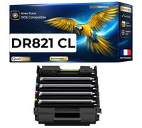 DR821 DR-821 Tambour Compatible pour Brother HL-L9430CDN HL-L9470CDN MFC-L9630CDN MFC-L9670CDN Noir Cyan Magenta Jaune rendement 100000 Pages Haute capacité