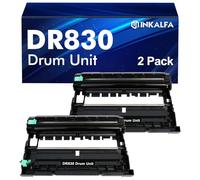 DR830 Lot de 2 tambours de rechange DR-830 pour Brother DR830 DR-830 DR 830 pour HL-L2400D L2405W L2460DW L2460DWXL L2865DW L2480DW DCP-L2640DW MFC-L2807DW L2822282 0DW L28. Imprimante 20DWXL