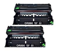 DR890 DR-890 Lot de 2 tambours de rechange pour imprimante Brother HL-L6250DW HL-L6400DW HL-L6400DWT MFC-L6750DW MFC-L6900DW