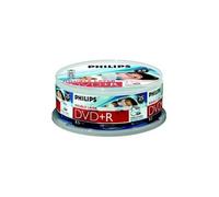 DR8I8B25F - 25 x DVD+R DL - 8.5 Go (240 minutes) 8x - surface imprimable par jet d'encre - spindle