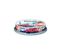 DR8S8B10F - 10 x DVD+R DL - 8.5 Go (240 minutes) 8x - spindle