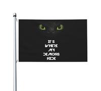 Dra*gons Pop Rock Band Imagine Drapeau double face 90x150 cm - Bannière murale décorative en polyester - Drapeau de jardin pour extérieur/intérieur - cadeau concert