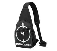 Dra*gons Pop Rock Band Imagine Sac bandoulière décontracté - Sac de poitrine léger - Sac à dos bandoulière pour voyage et sport - Accessoire de mode pour les fans de pop rock - Cadeau unisexe