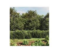 vidaXL Draadgaashek met flens 1,4x25 m antracietkleurig154299 G
