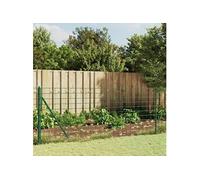 vidaXL Draadgaashek met grondankers 1,1x10 m groen154130 G