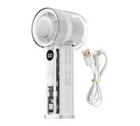 Draagbare Handventilator - Cools Hot Stuffy Face Instantly, Mini USB Rechargeable Personal Wind Blower, 15.5x6x5.5cm Compact Frame + 182g Lightweight Unit, Rugged Plastiic Blend High Qualiity Build -