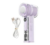Draagbare Handventilator - Cools Hot Stuffy Face Instantly, Mini USB Rechargeable Personal Wind Blower, 15.5x6x5.5cm Compact Frame + 182g Lightweight Unit, Rugged Plastiic Blend High Qualiity Build -