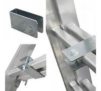 DRABEST - Adaptateur pour Escaliers pour Échelle Industrielle 50x20 mm - Accessoire de Nivellement des Surfaces Irrégulières - Positionnement Sécurisé sur Marches et Escaliers