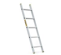 DRABEST - Échelle Simple en Aluminium, Série Pro, 5 Barreaux, 150 kg