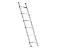 DRABEST - Échelle Simple en Aluminium, Série Pro, 6 Barreaux, 150 kg