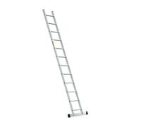 DRABEST Pro - Échelle en Aluminium - Echelle Professionnelle Conforme à la Norme en 131-12 Marches avec Crochet de Sécurité - Charge maximale 150kg - Résistants à la Corrosion