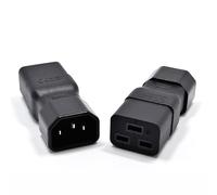 dracaena.io Lot de 2 adaptateurs PDU UPS IEC mâle C14 vers femelle C19 Connecteur IEC