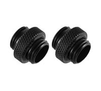 Dracaena.io Lot de 2 rallonges G1/4, M-M, noir